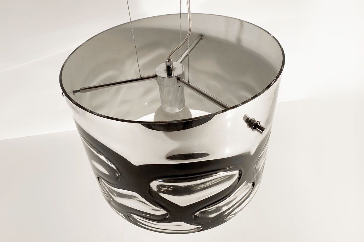 Kronleuchter & Deckenlampen: Glas Hängelampe Leuchte Alos Chrom schwarz – Gebraucht aus Ballwil von ClassicGallery 4