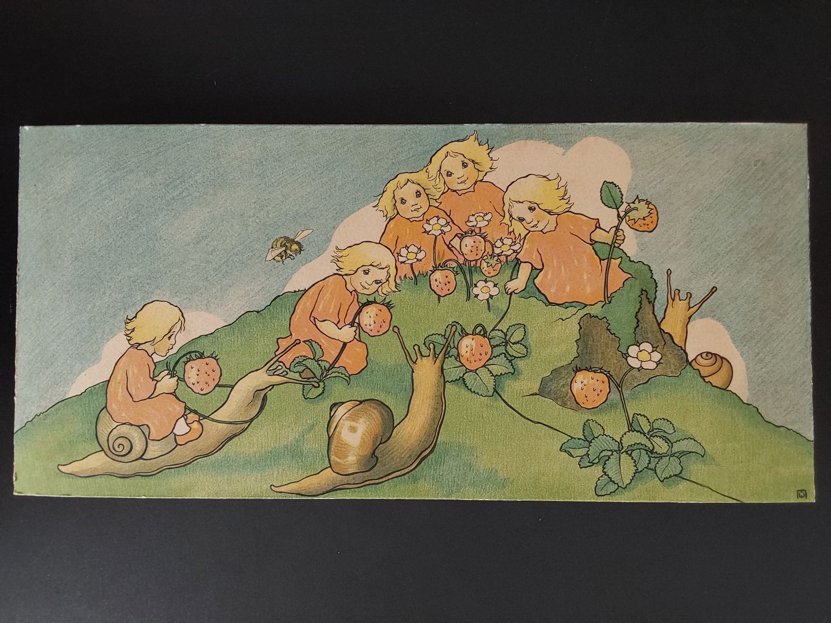 Grafica & Litografie: Mili Weber. Lithographie 17x36cm. – Usato da Steinach venduto da Chilli1957