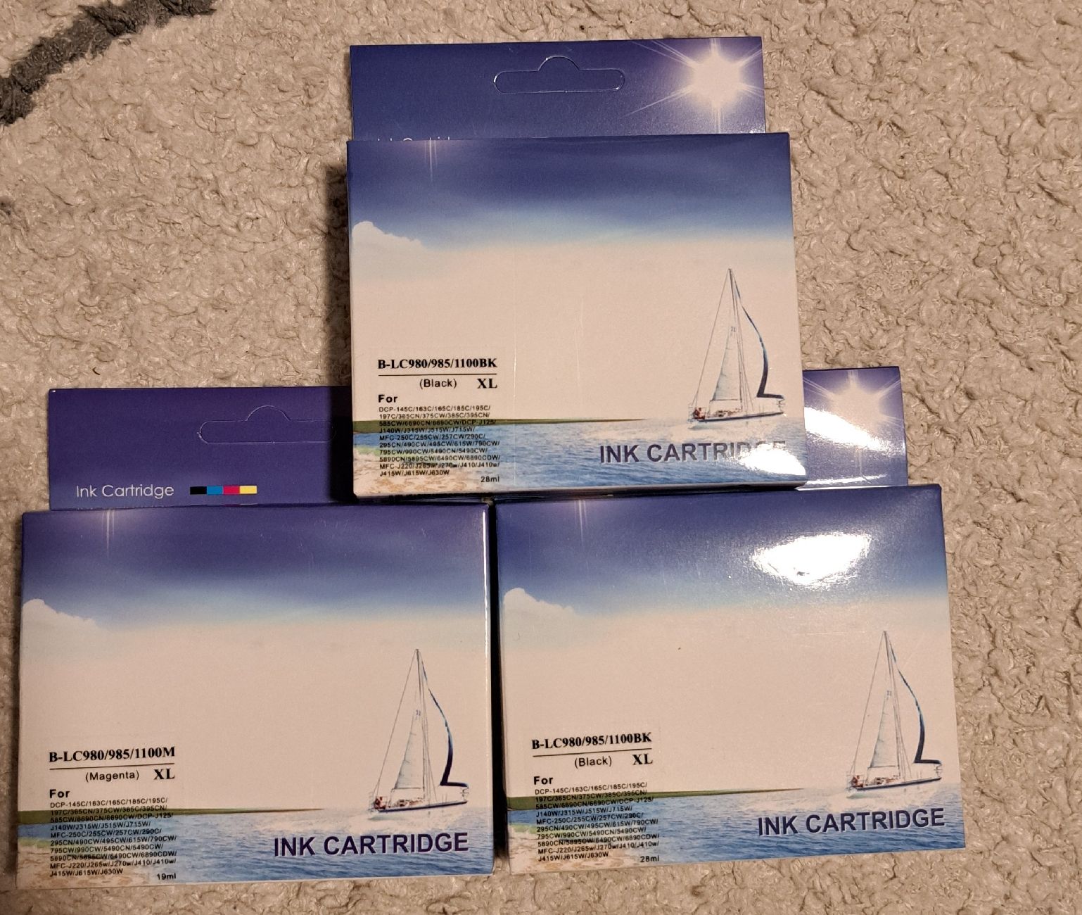 Brother Cartucce per stampanti & toner: Druckerpatrone brother 3x neu – Nuovo e nell'imballaggio originale da Embrach venduto da YVBER
