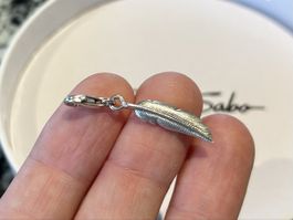 Thomas Sabo Charm Feder 🪶✨ filigran, 925 Silber
