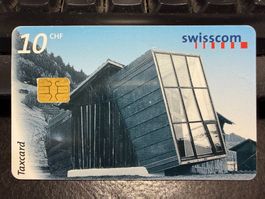 Swisscom Taxcard 10 CHF Atelier Simon Jacomet gebraucht