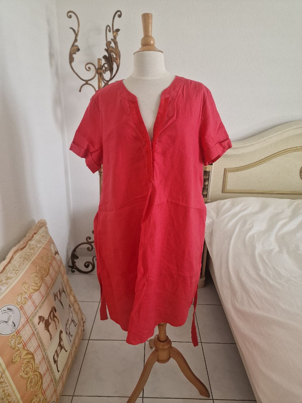 Collier et laisse: Leinen Kleid Gr.44 neue Taifun – Neuf (Voir description) à Oberglatt ZH par Alischa1