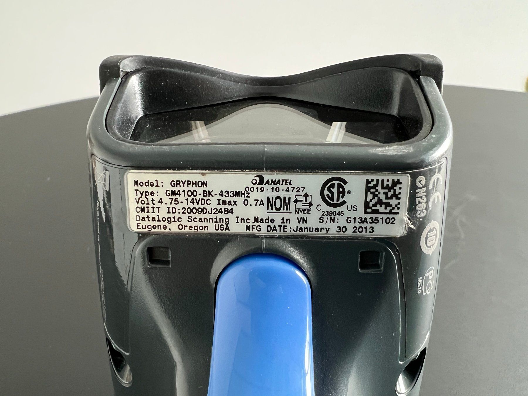 Scanner: Datalogic Gryphon GM4100 Barcodescanner + Ladestation – Usato da Eschlikon TG venduto da Unterhalt_CS 7