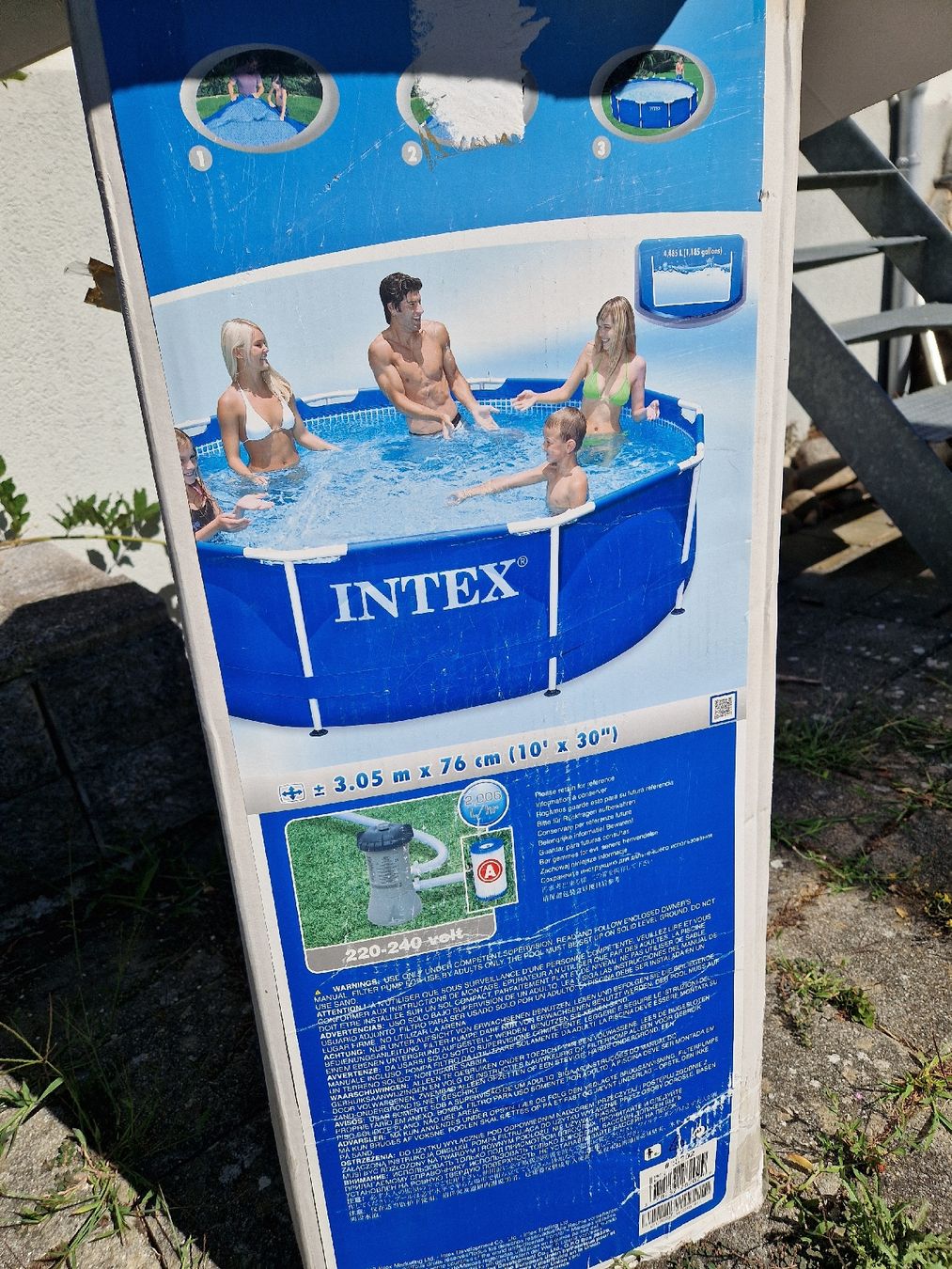 Intex Piscine: Intex Pool Set mit Filterpumpe und Zubehör – Usato da Balsthal venduto da Rargo01 6