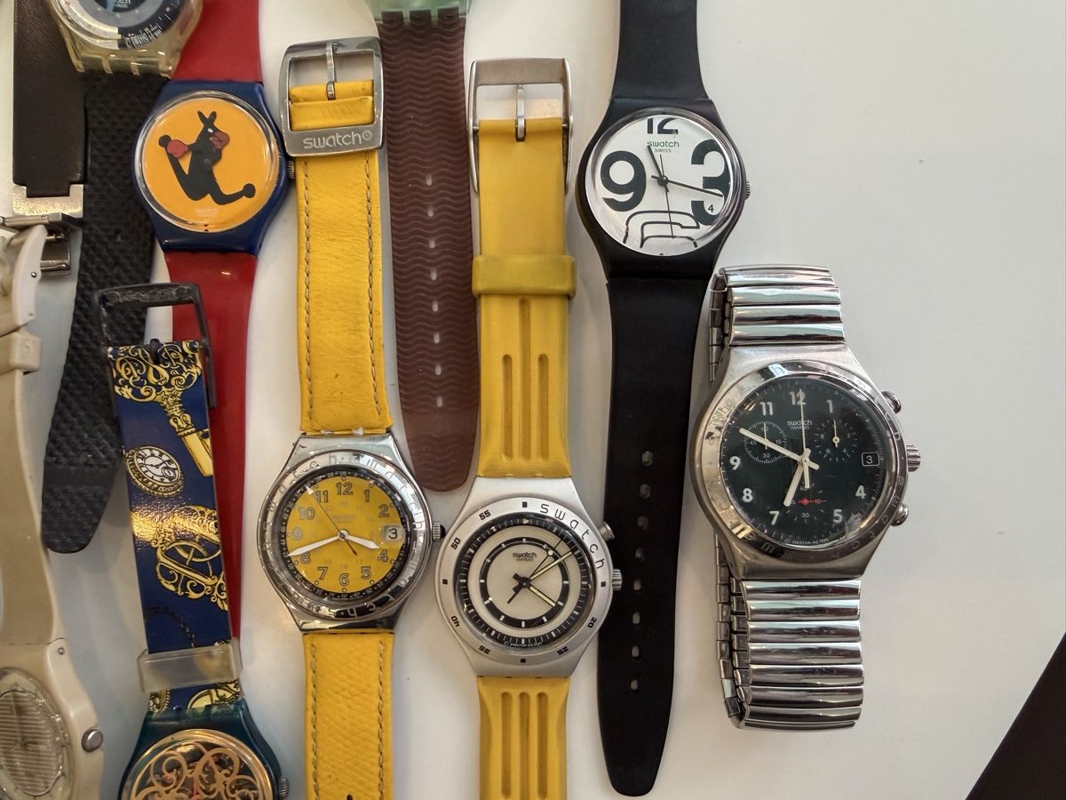 Swatch Uhren: 40 Swatch zum Basteln oder Aufbereiten – Defekt aus Lufingen von Rac0 1