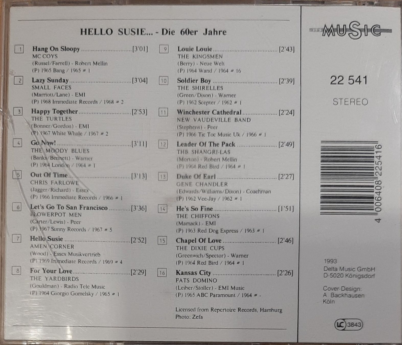 CDs: Hallo Susie - Die 60er Jahre, CD Pop Compilation Sampler – Gebraucht aus Schönenberg TG von breiti12 1