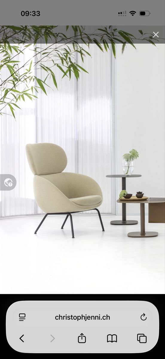 Interio Poltrone: Designer Sessel mit Hocker – Usato da Gossau SG venduto da LOLA-59 5