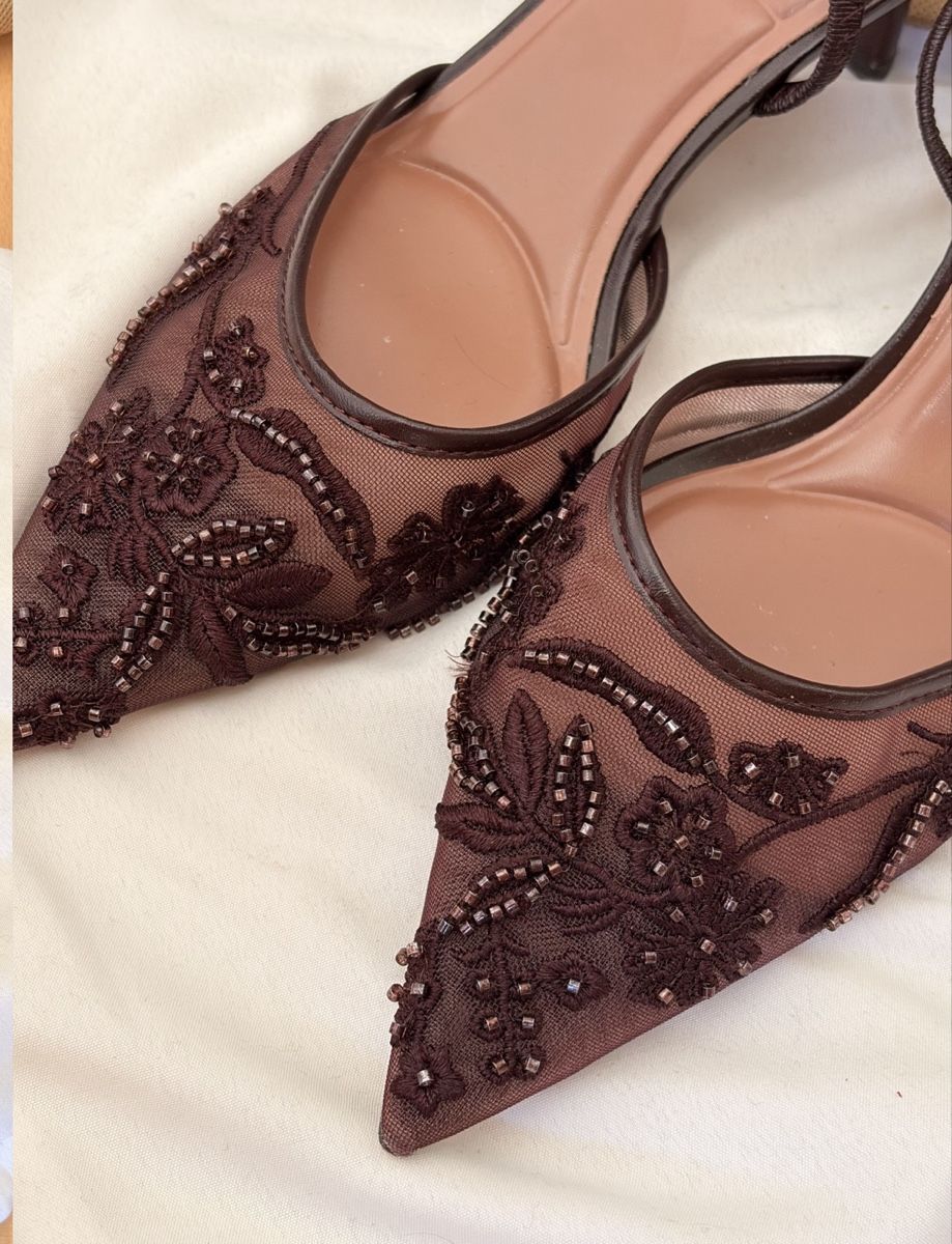 Zara Scarpe da donna: Zara Embellished SlingBack Flats – Nuovo (secondo la descrizione) da Zürich venduto da eduardag 1