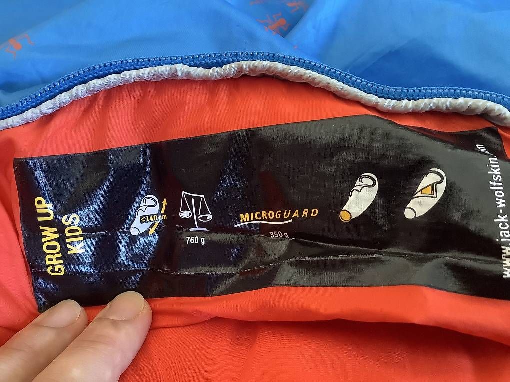 Sacchi a pelo: Kinder Grow up Schlafsack Jack Wolfskin – Usato da Winterthur venduto da PeMaWin