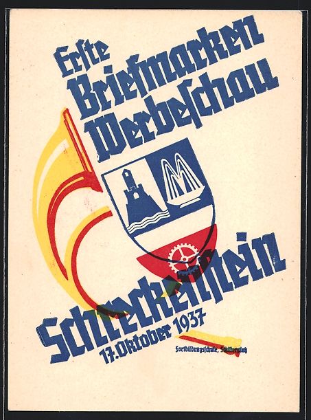 Cartoline postali: Schreckenstein, Erste Breifmarken-Werbes – Usato da Berlin venduto da bartko-reher