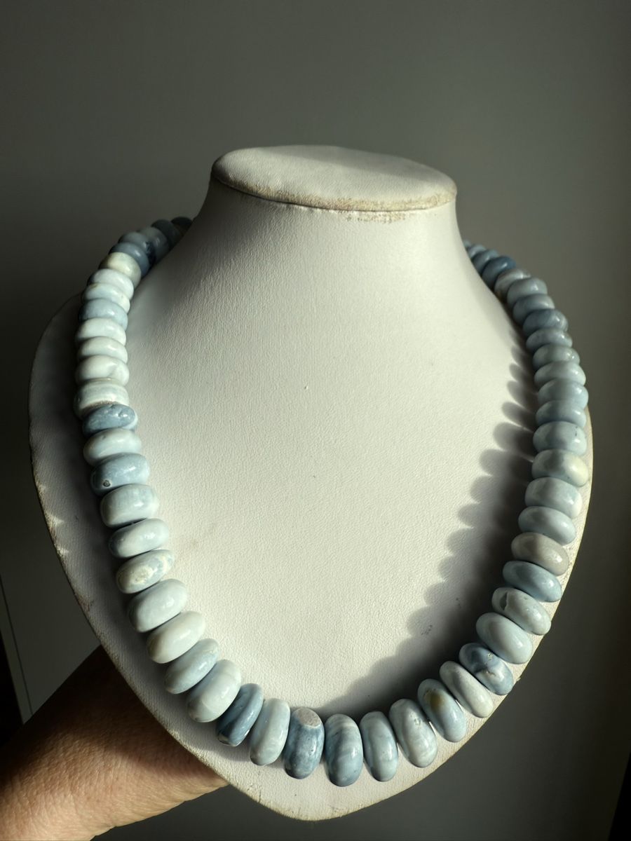 Catenine: Wunderschöne, blaue Opal Kette NEU – Nuovo e nell'imballaggio originale da Basel venduto da Chili007 1