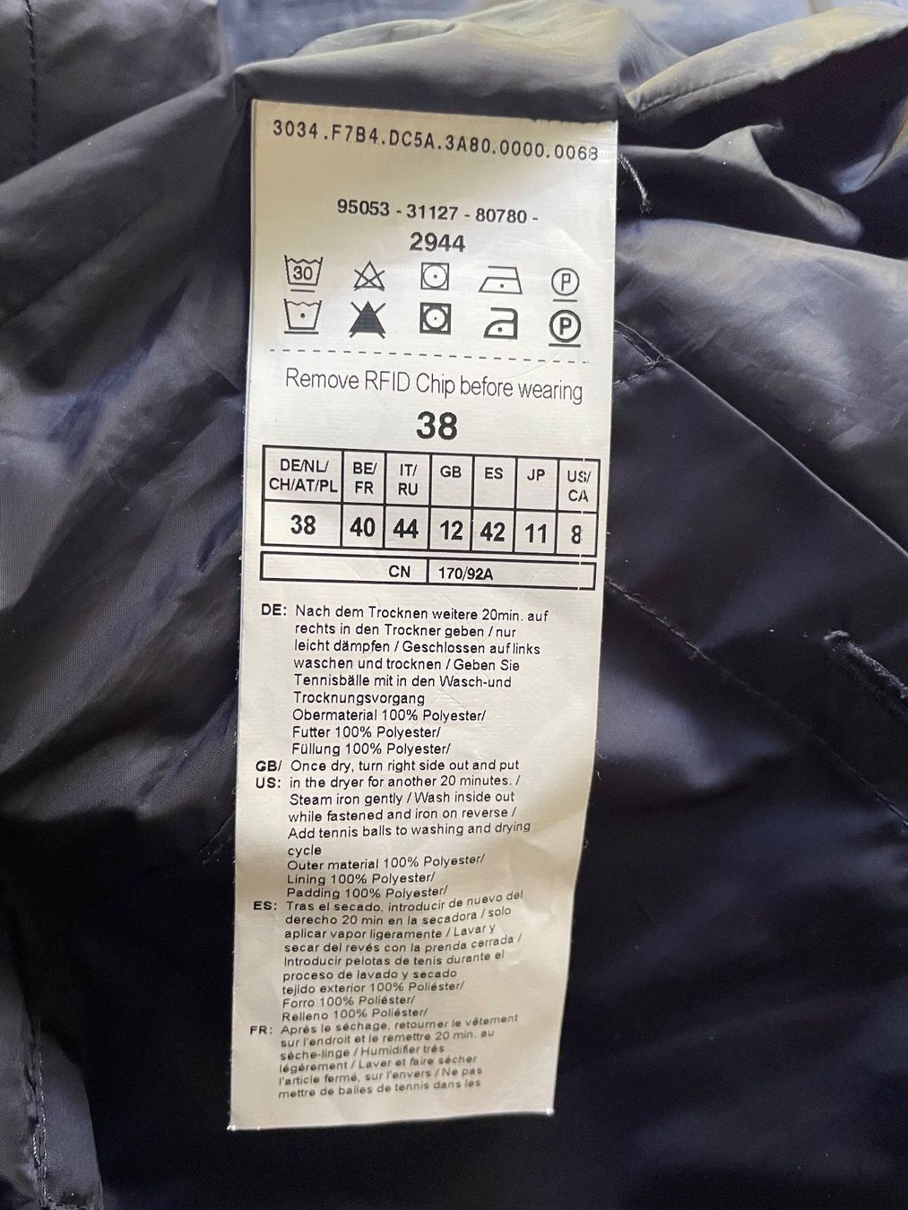 Gerry Weber Giacche: Gerry Weber leichte Daunenjacke gr.38 – Usato da Winkel venduto da jen_5wrx 5
