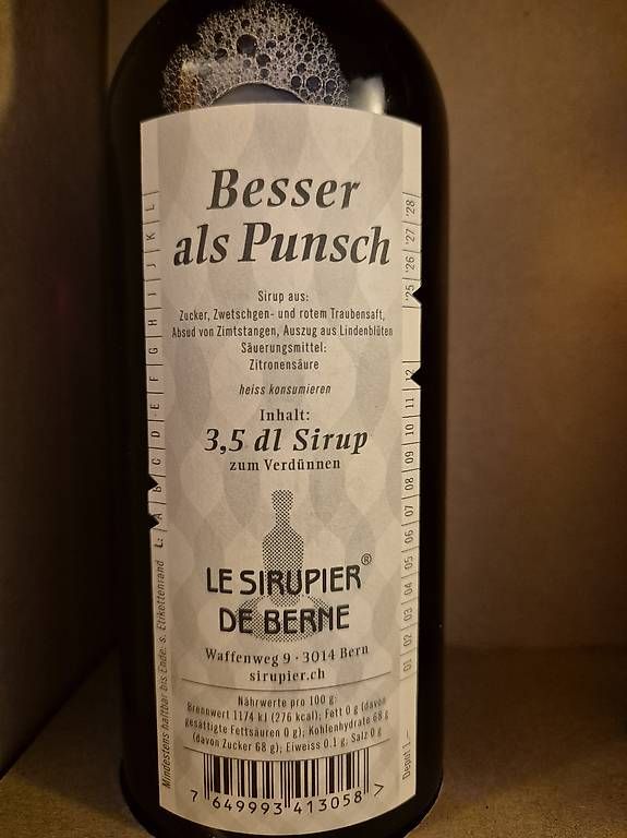 Cibi & Specialità: Sirup von Sirupier de Berne – Usato da Lengnau BE venduto da Itfreakch 3