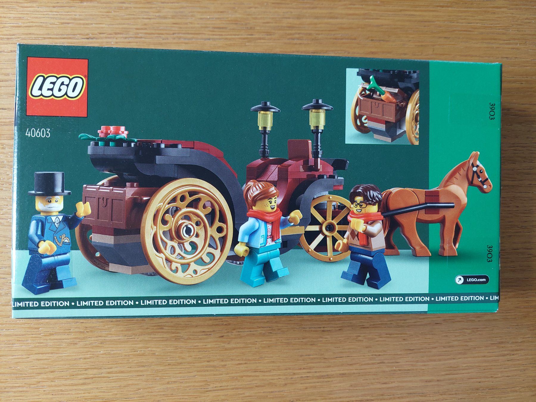 Lego Giocattoli: Lego Kutsche Pferde Limited Edition 40603 – Nuovo e nell'imballaggio originale da Abtwil AG venduto da kidimagic1 1