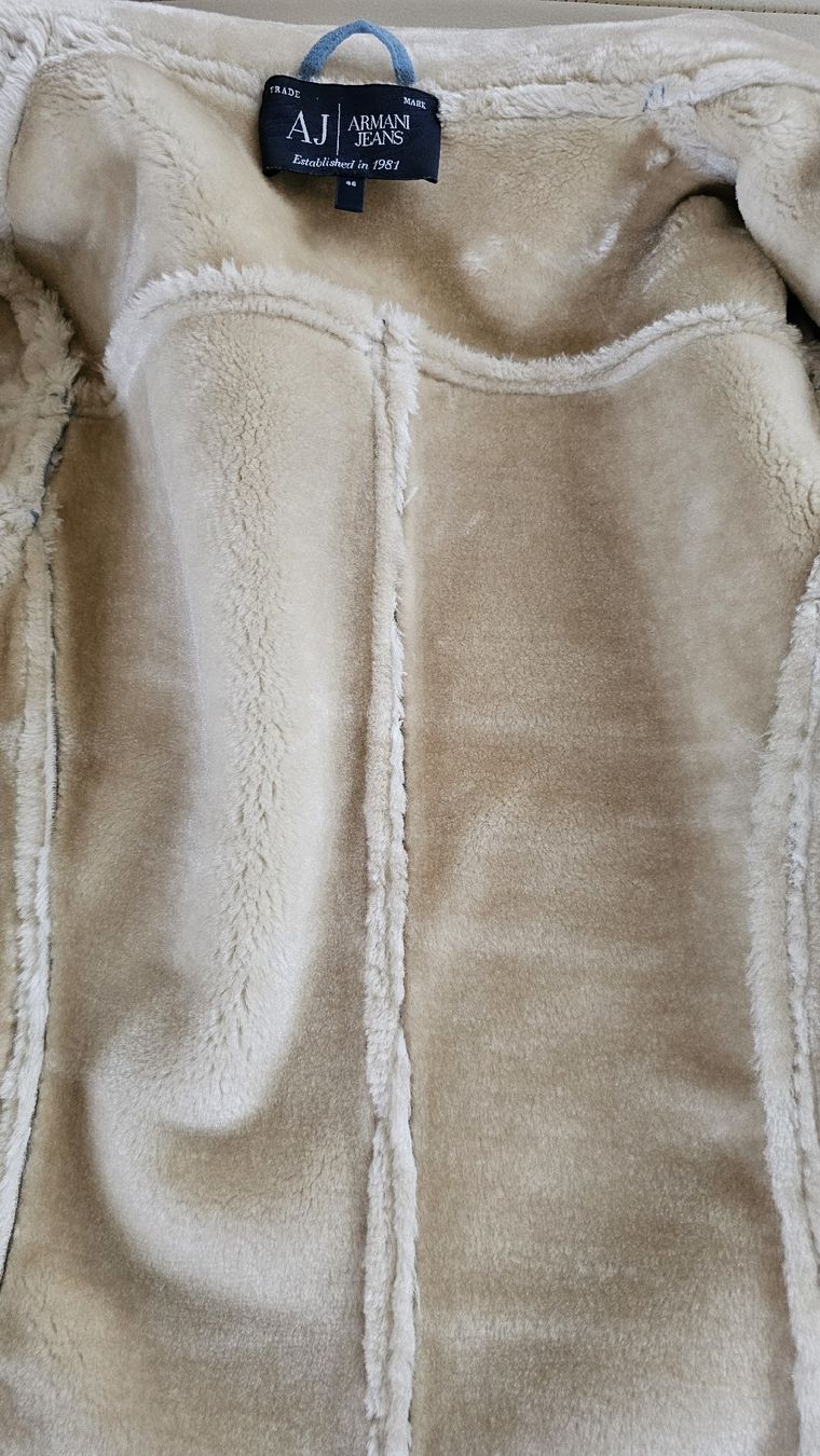Armani Giacche: Armani Jeans Wildleder Lammfell-Jacke – Nuovo (secondo la descrizione) da Olten venduto da Magnum2001 7