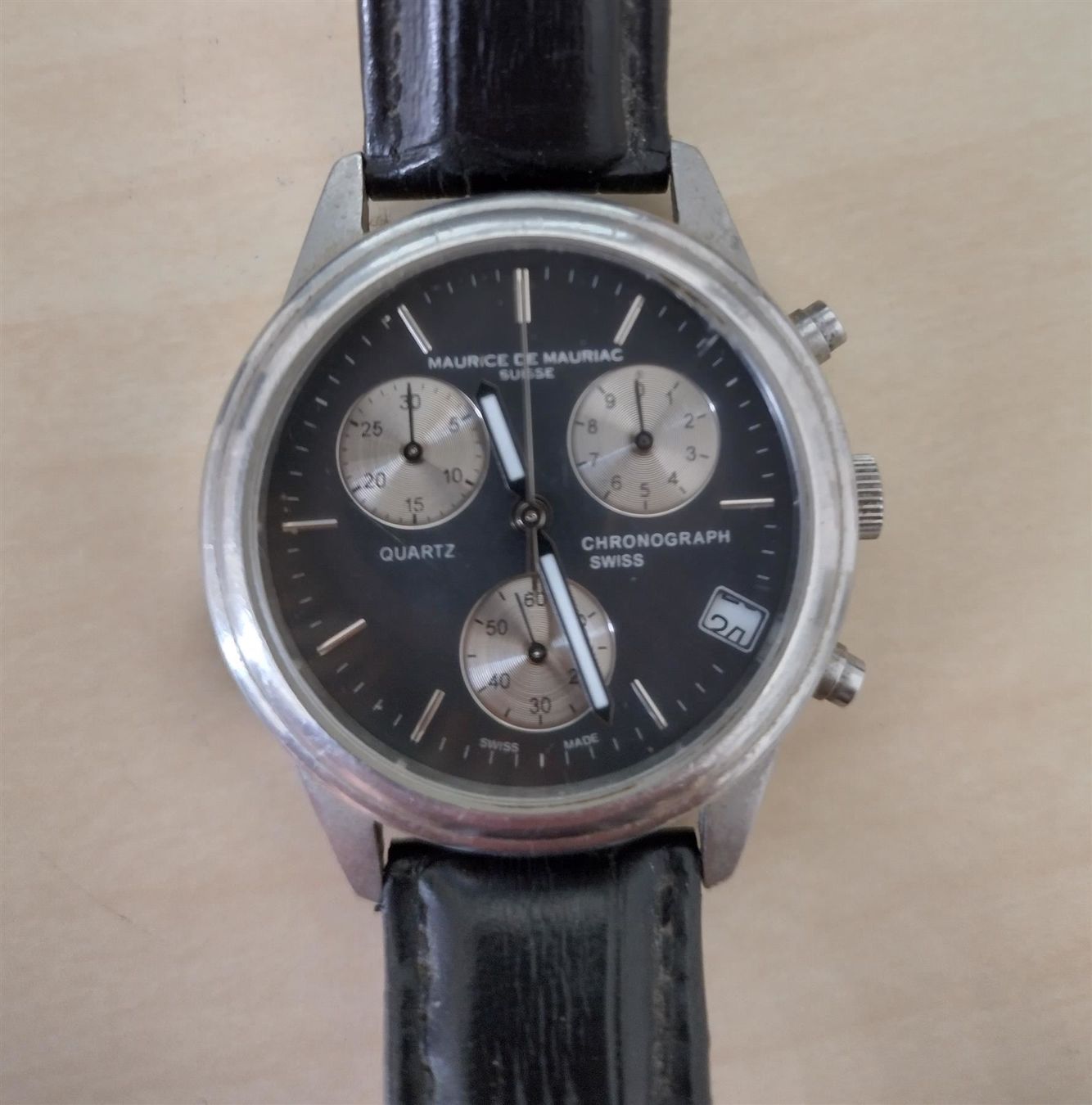 Orologi: MAURICE DE MAURIAC Quartz Chronograph – Usato da Romanshorn venduto da Uhren-Paradies 9