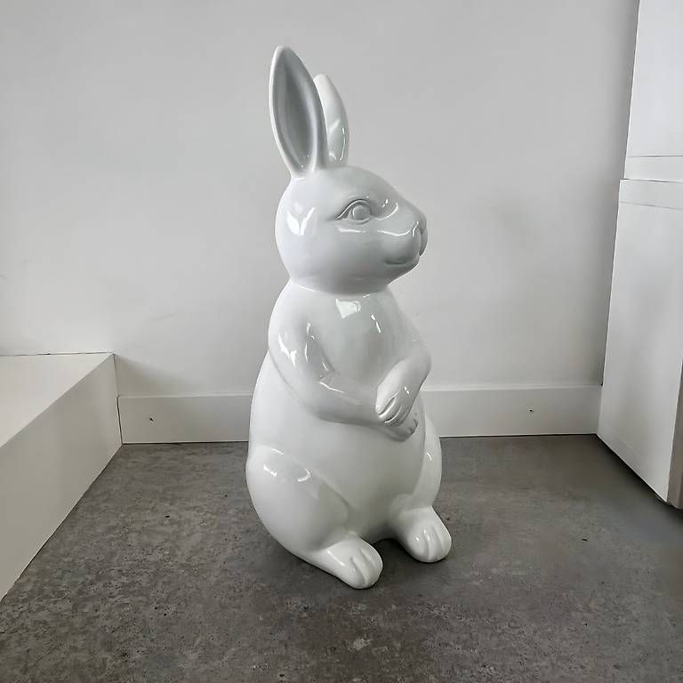 Statuette: Sculpture lapin blanc brillant - Offre spéciale – Usato da Blonay venduto da gim_f5b8 1