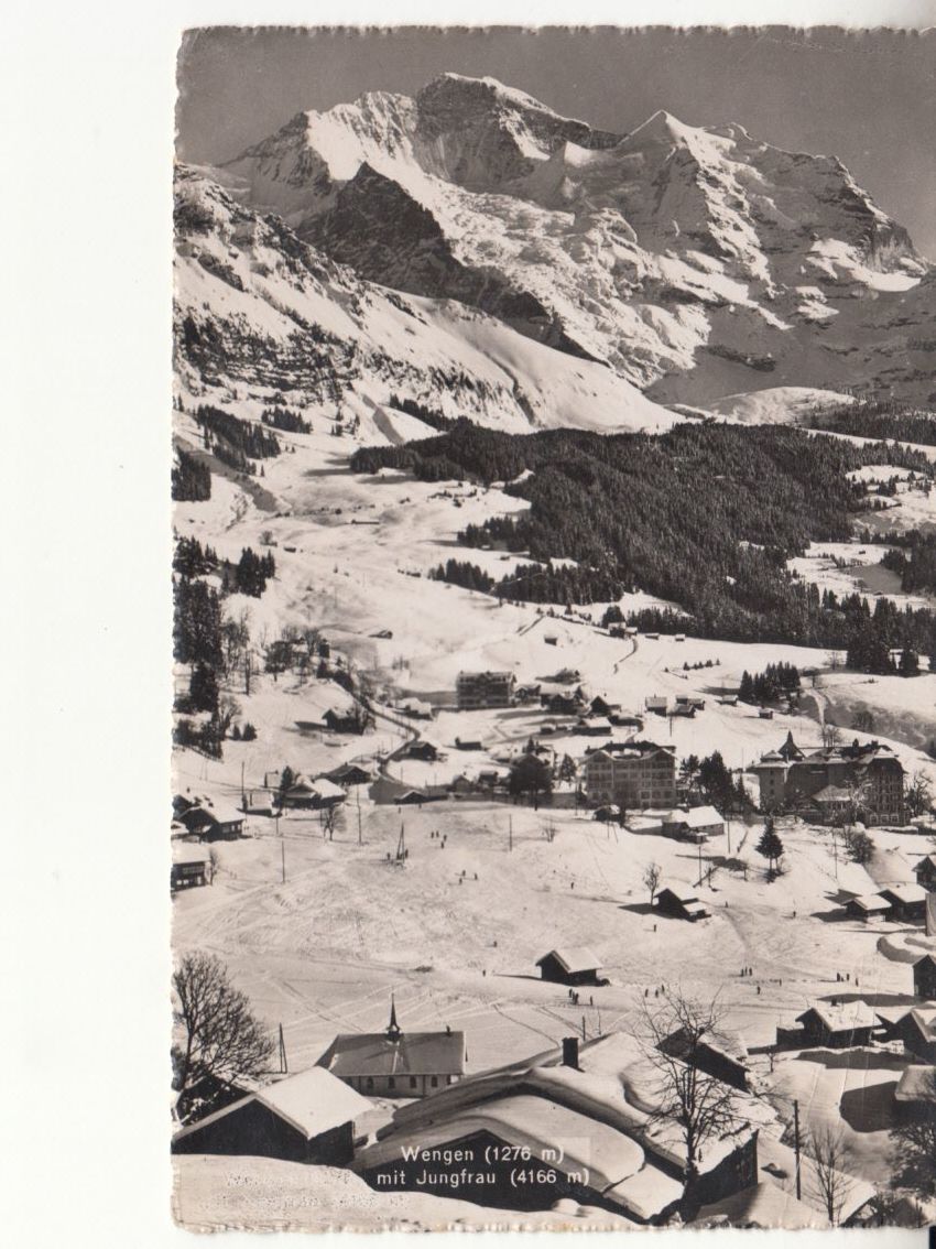 Cartoline postali: Wengen 1946 – Usato da Bürglen TG venduto da StampGraf