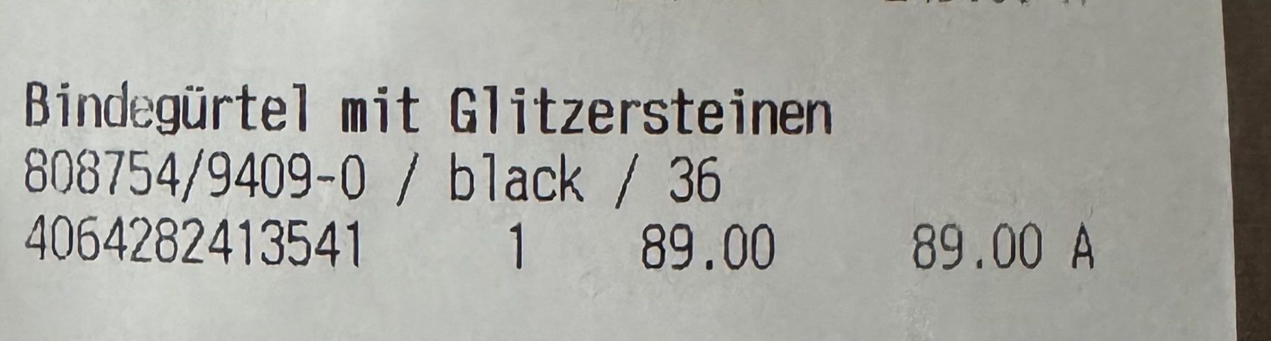 Cinture: Bindegürtel mit Glitzersteinen - 1x getragen - NP: CHF 89.— – Nuovo (secondo la descrizione) da St.Gallen venduto da Isnisodo 5