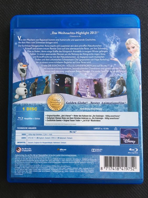 Elsa Die Eiskönigin Völlig Unverfroren [blu Ray] Kaufen Auf Ricardo