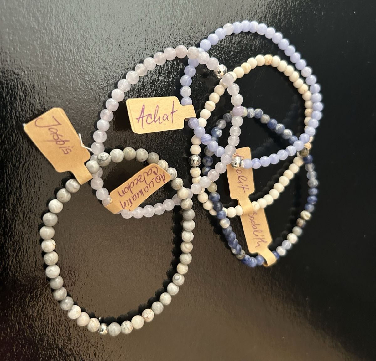 Bracciali & Braccialetti: 5er Set Armbänder 4mm – Nuovo (secondo la descrizione) da Triengen venduto da zomavesu