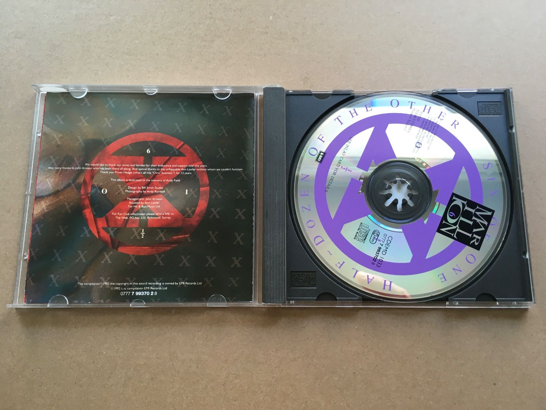 CD: Marillion: 1982-1992 A Singles Collection – Usato da St.Gallen venduto da MedienJoe 1
