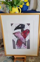 GERTSCH RENÉ 1939/2007 Original  '' RABE'  Acryl '