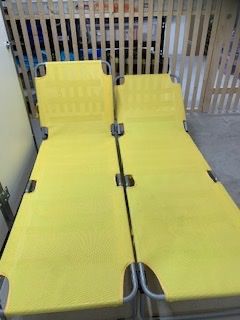 Sedie a sdraio: 2 Liegestühle gelb – Usato da Neuenhof venduto da Safetybay 1