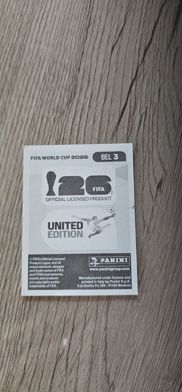 Panini Cartes à collectionner: Fifa World Cup Panini BEL 3 – Neuf avec emballage d'origine à Biel VS par volcom8702 1
