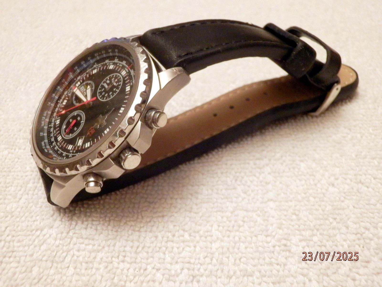 Swiss Orologi: F-5E Tiger II, Kampfjetuhr, Quartz, Datum, Chronograph, 46mm – Usato da Ueberstorf venduto da dinbau 8