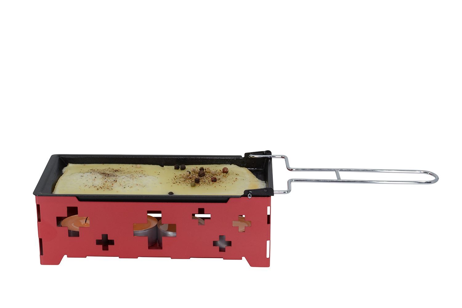 Küchengeräte: Mini Kerzenraclette "Swiss" rot – Neu und originalverpackt aus Wettingen von kochshop 3