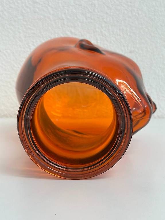 Sculture & Statue: Vintage Glasmannequin Kopf in Orange – Usato da Obernau venduto da Arche_Noah_Brocki 6