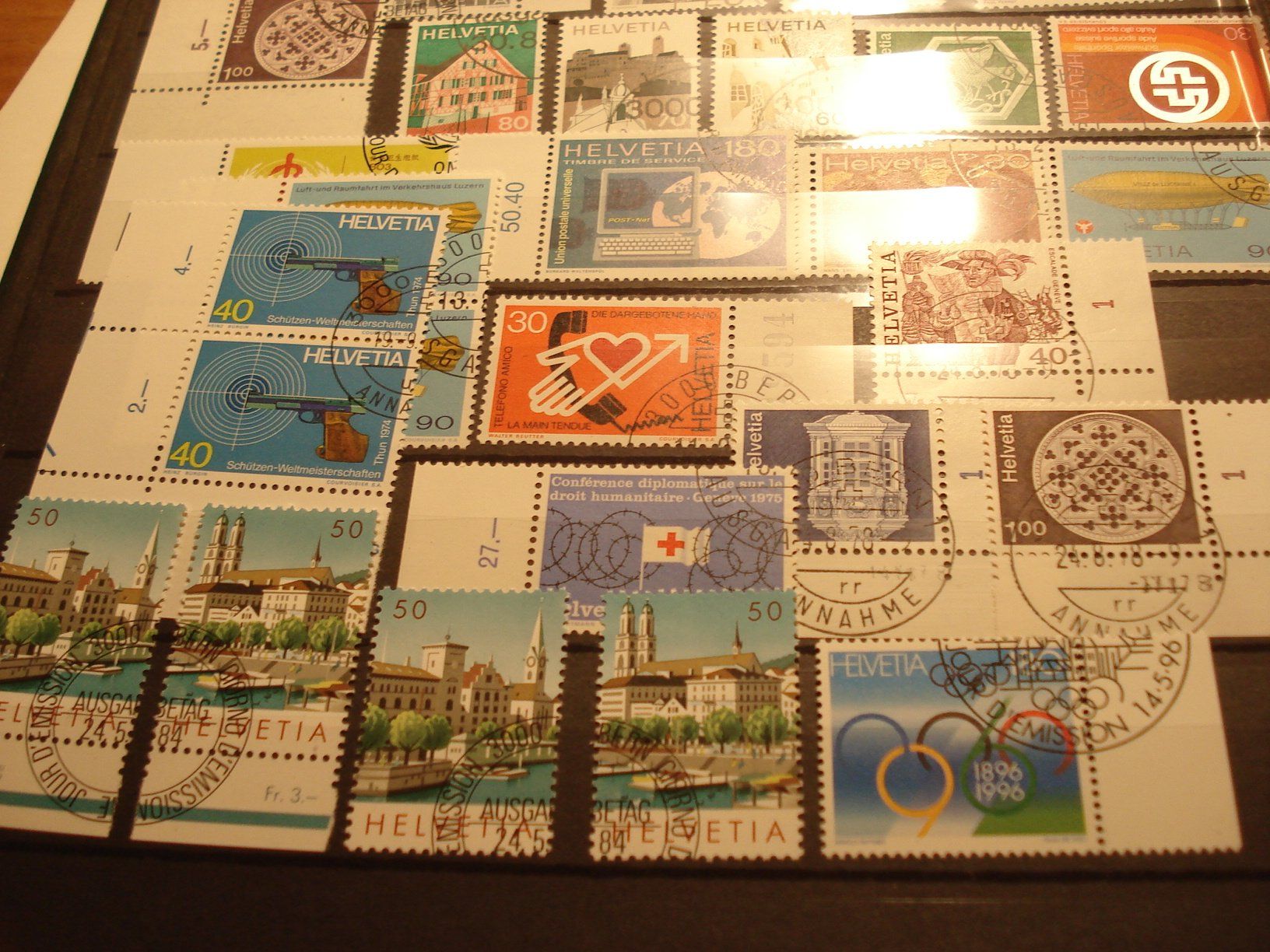 Alle Briefmarken: Lot Schweiz ET.o – Gebraucht aus Niederwil AG von morostahu 5