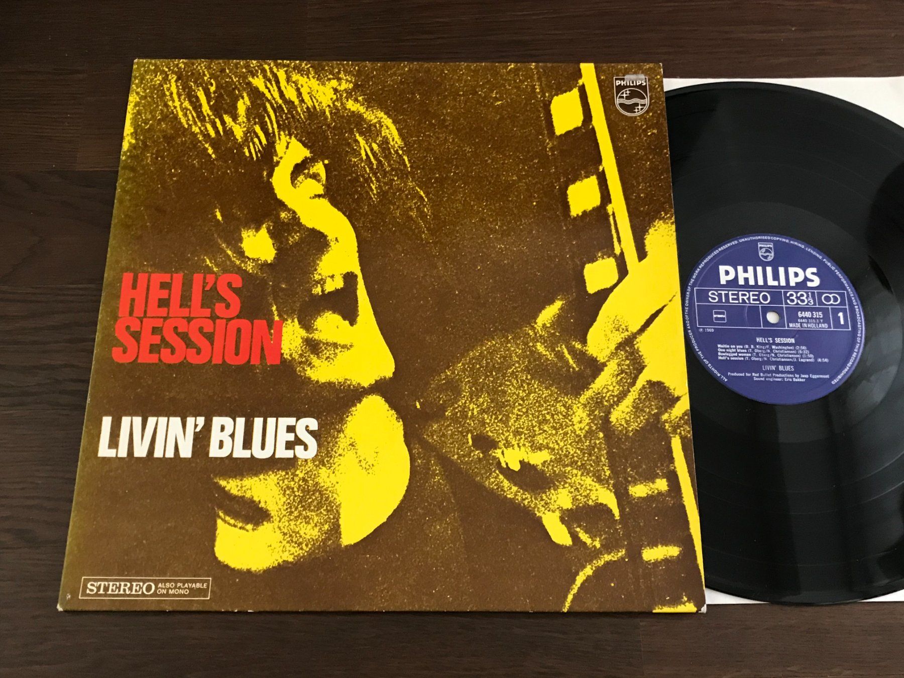Vinyles: LIVIN' BLUES - Hell's Session – D'occasion à Buchs AG par Archie
