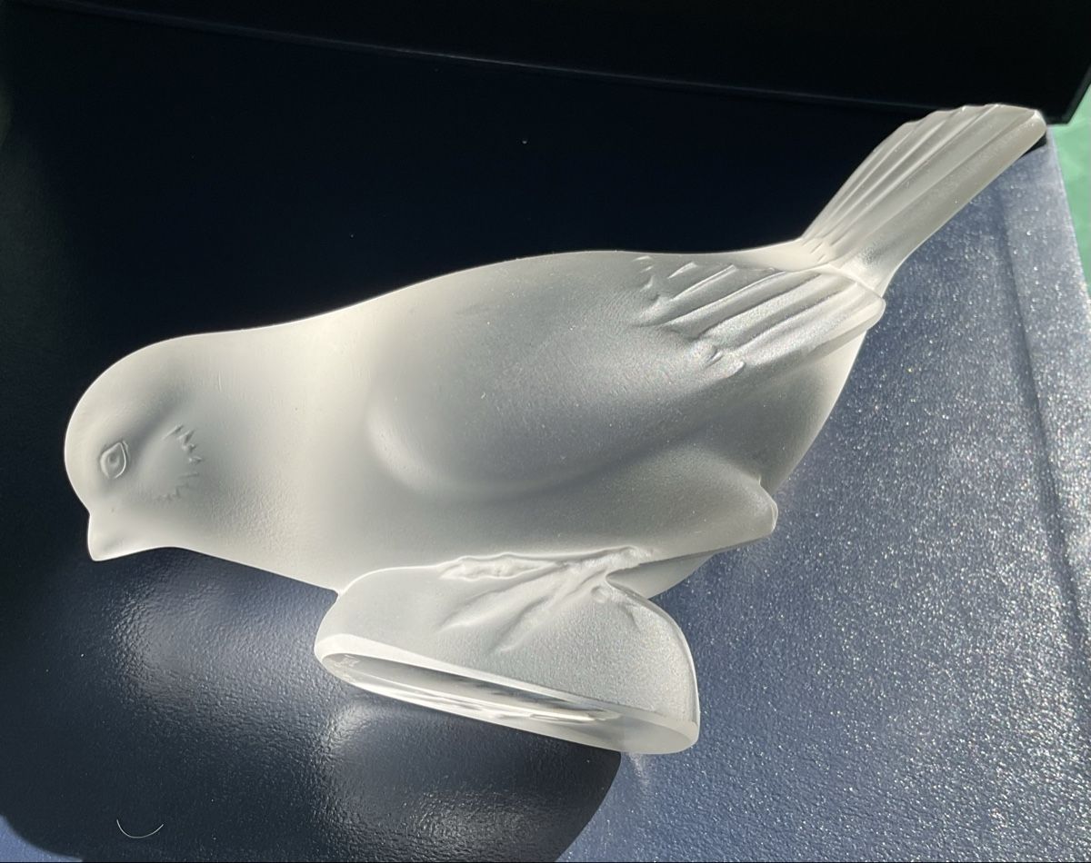 Lalique Figuren: LALIQUE VOGEL SIGNIERT – Neu (gemäss Beschreibung) aus Adlikon b.Regensdorf von Crystaldragon09 5