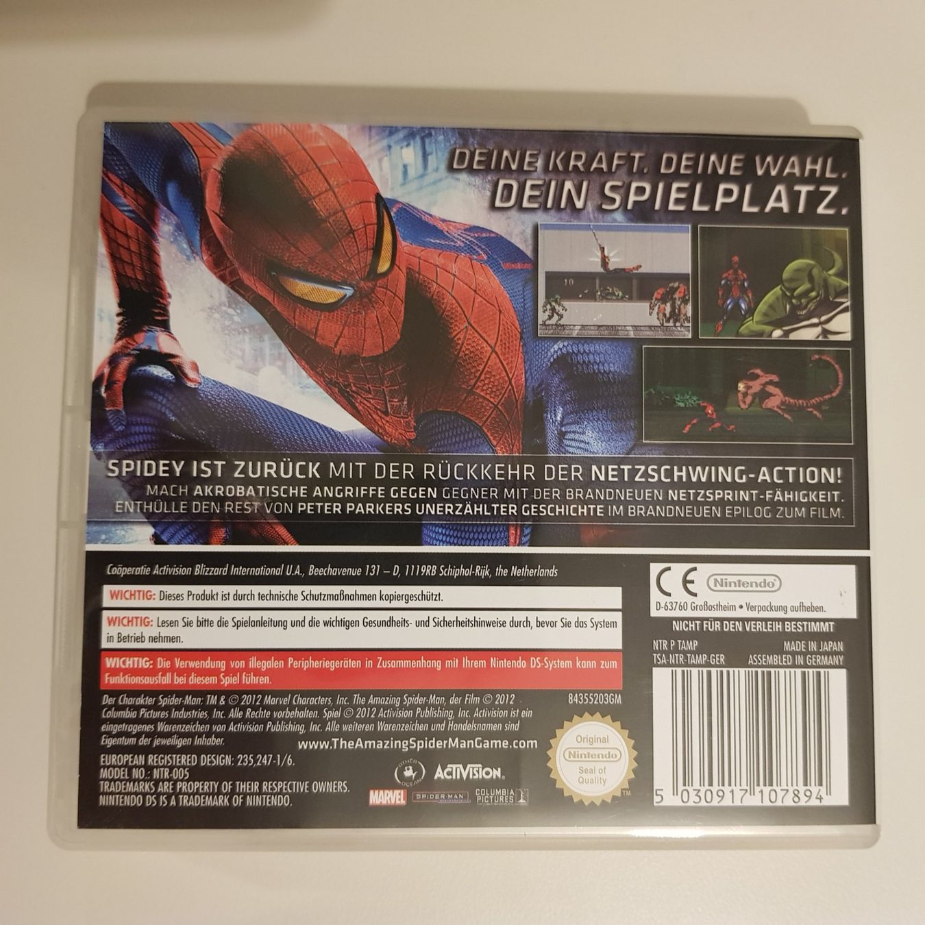 Nintendo Giochi: The Amazing Spider-Man /DS – Usato da Münchenstein venduto da 2DGames 1