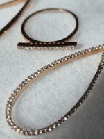 Roségoldenes Schmuckset mit Strass – Ring & Ohrringe ✨