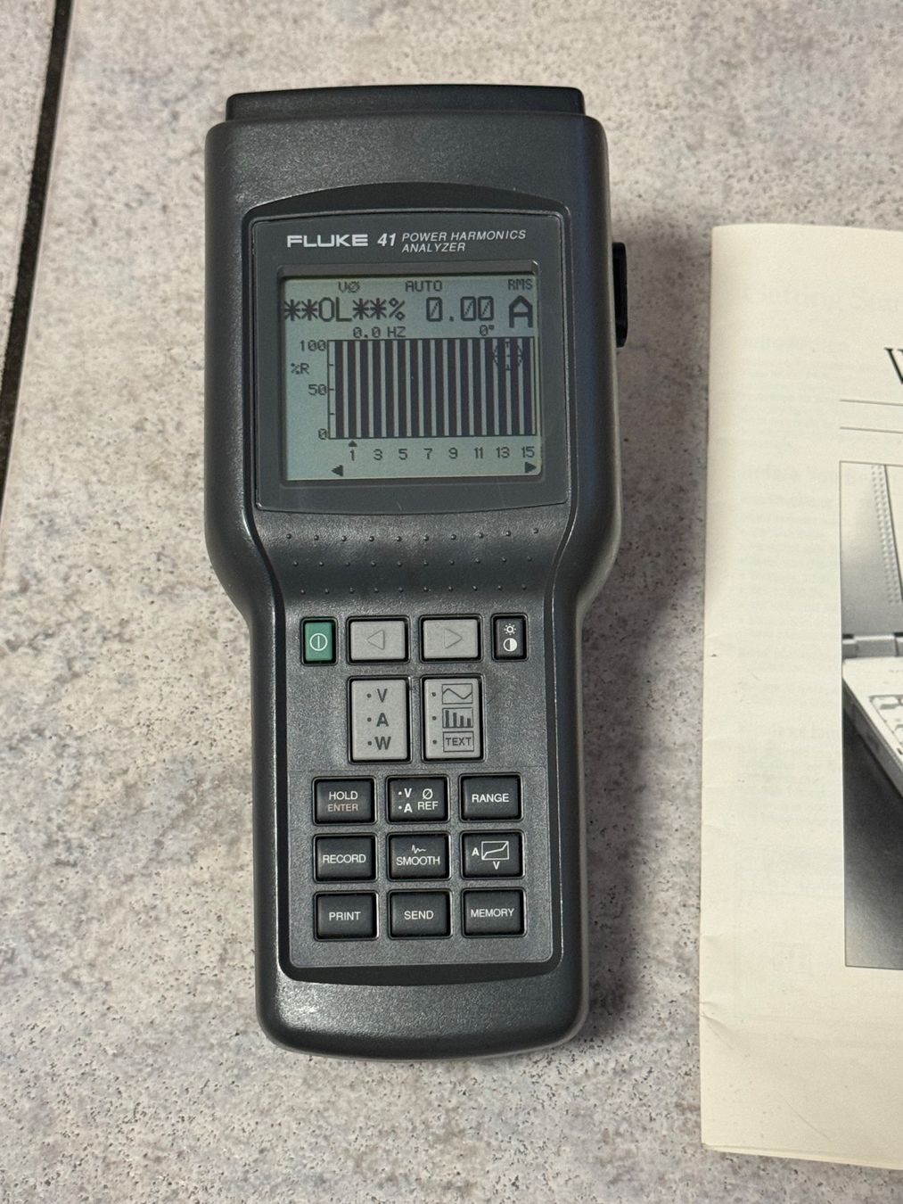 Fluke Misurare: Fluke 41 Power Harmonics Analyzer – Usato da Kaiseraugst venduto da Drasa 5