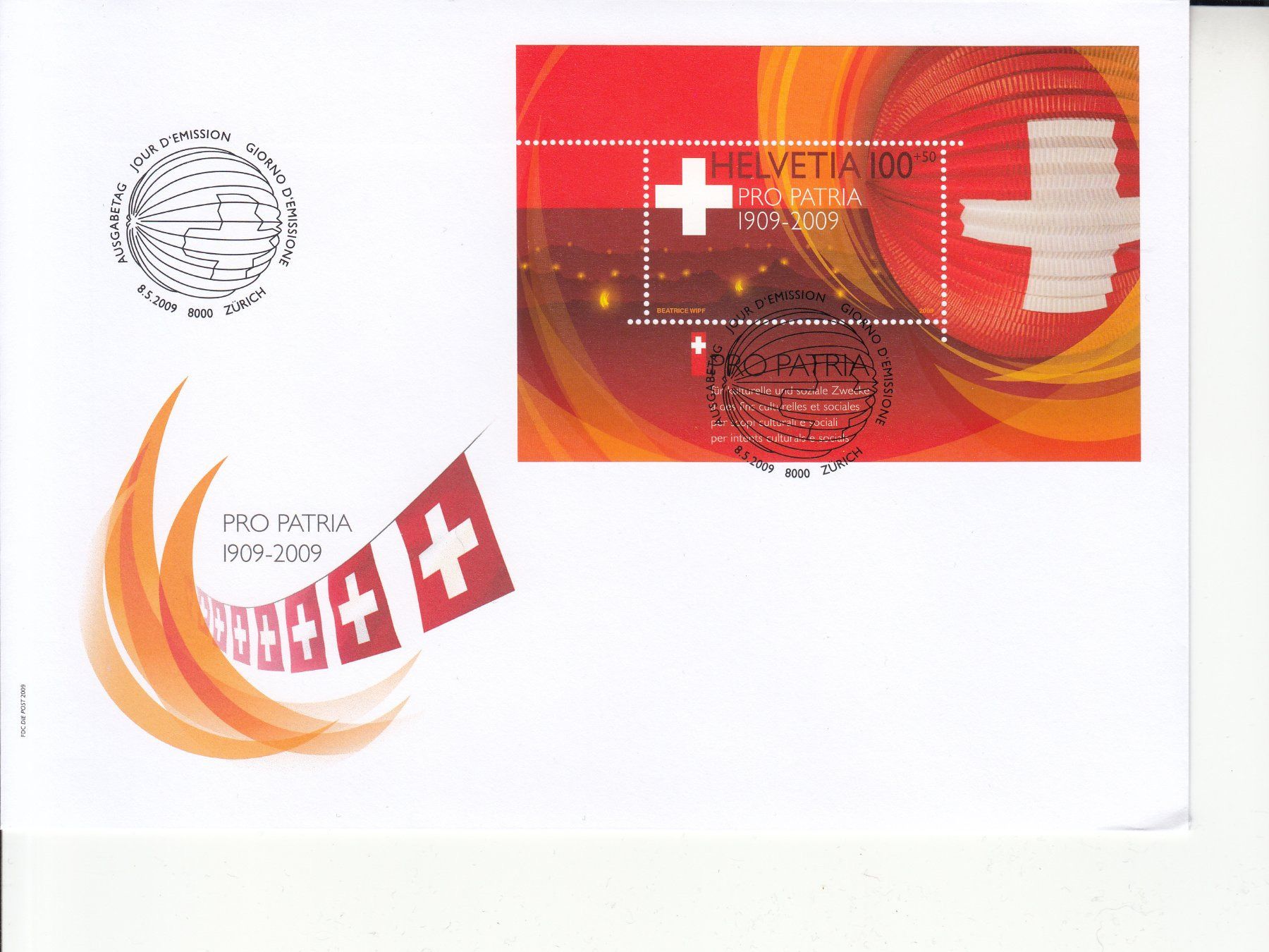 Tutti i francobolli: SBK B308 FDC – Usato da Bürglen TG venduto da StampGraf