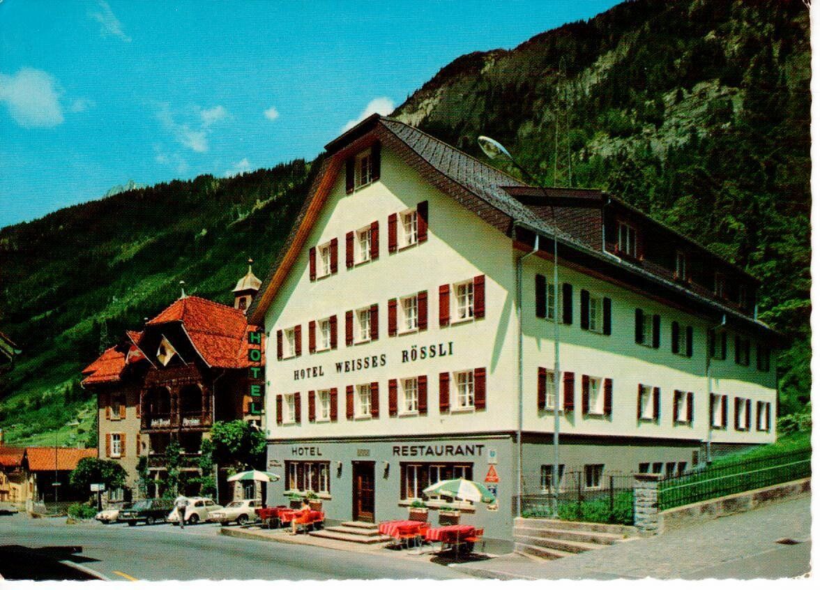 Cartoline postali: Hotel weisses Rössli Göschenen – Usato da Wolhusen venduto da Curver9