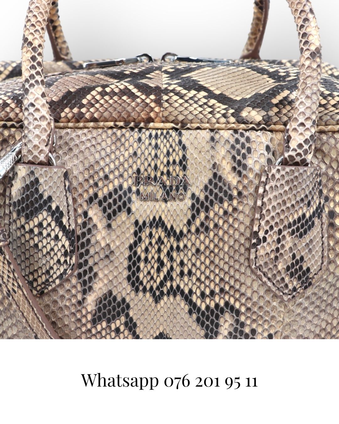 Prada Borse da donna: Prada Two-way Python – Usato da Binningen venduto da Designerlabels 9