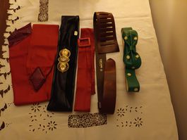 Cinture vintage in pelle vendo in stock .