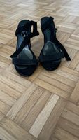 Sandaletten schwarz mit Riemen gebraucht