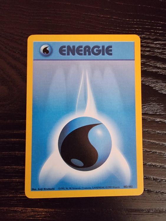 Pokemon Base set Karte Energie Blau 🇩🇪 | Kaufen auf Ricardo