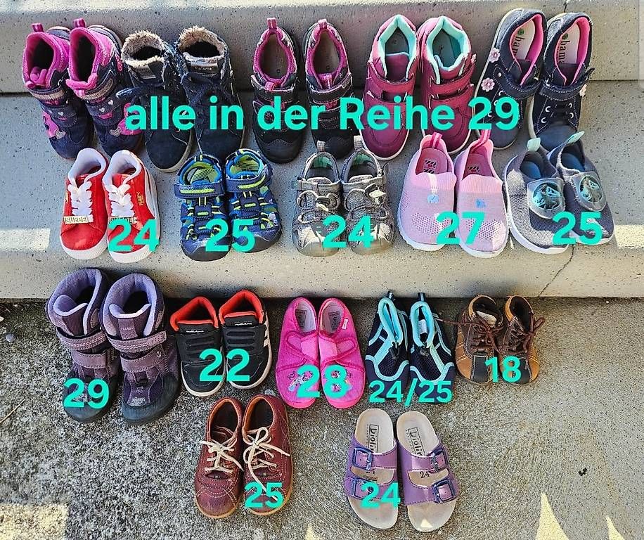 Scarpe per ragazze: Kinderschuhe Gr. 18-29 – Usato da Worb venduto da jun_fj8w 4