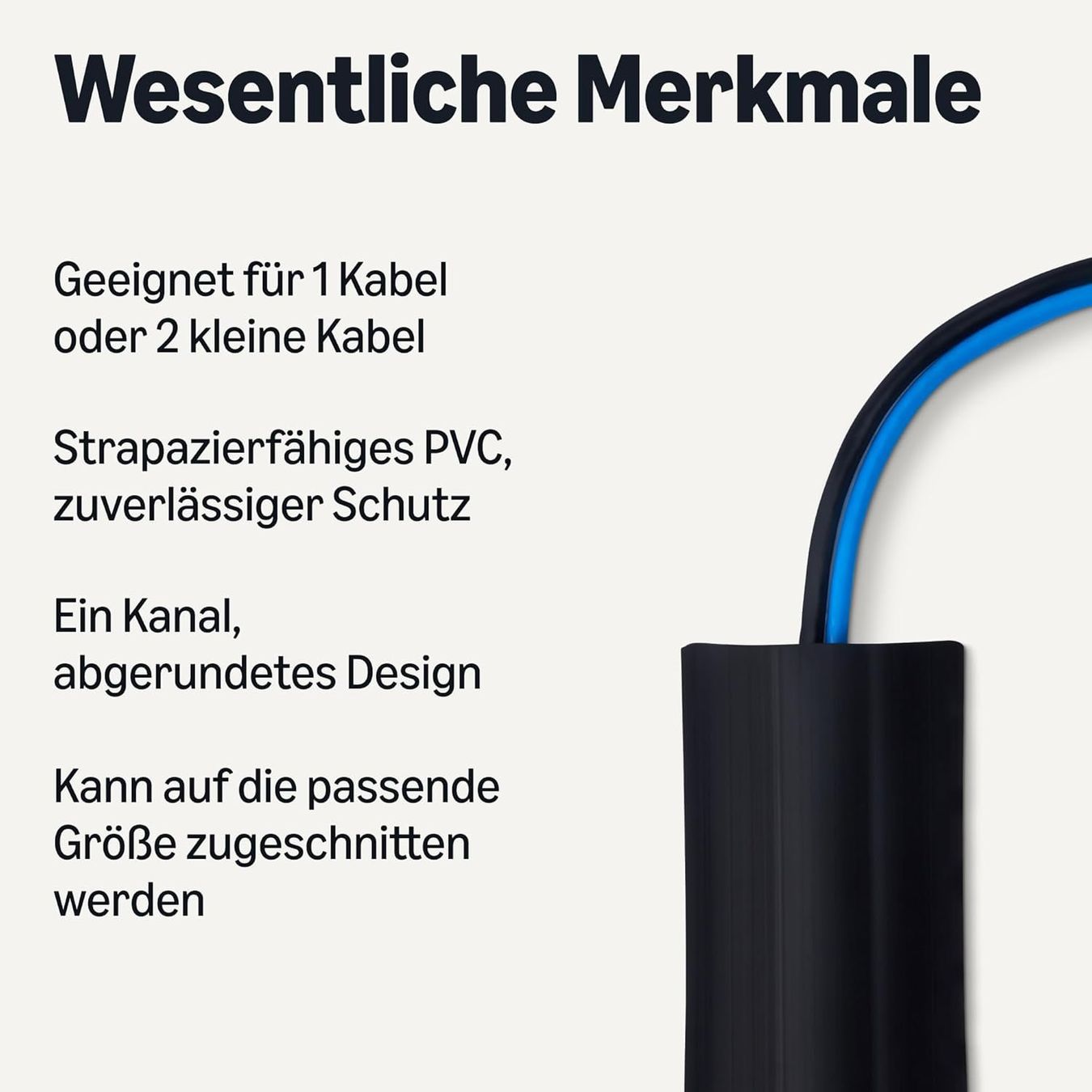 Altro in Decorazioni & Accessori: Floor Cable Cover 1.82 m Black Self-Adhesive – Usato da Niederlenz venduto da jgm315 2
