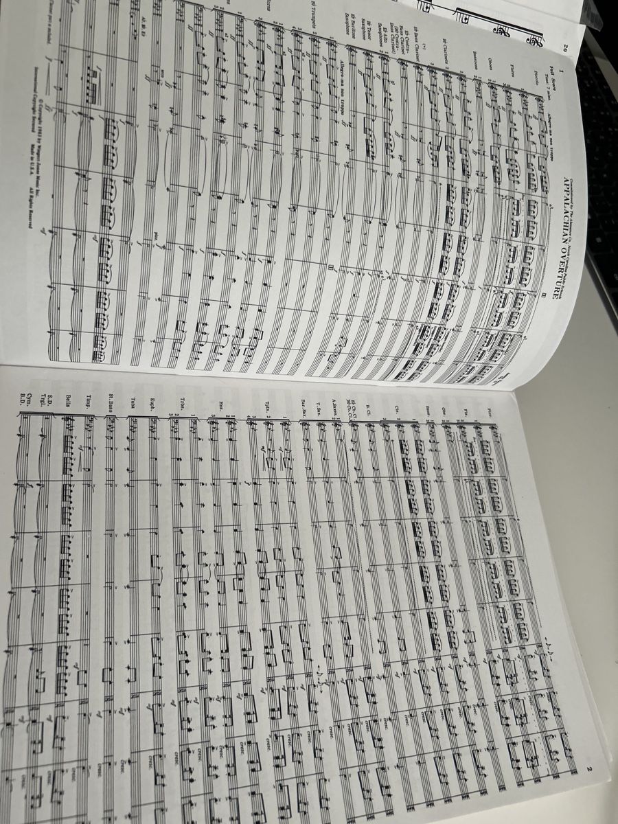 Libri: Harmonie Noten: Appalachian Overture – Nuovo (secondo la descrizione) da Galgenen venduto da Red27 2
