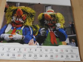 FASNACHT KALENDER 1986, 12 BILDER ,  75 JOHR AM STÄGGE,