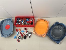 Grosses Beyblade Set, viele Kreisel und Arenen! 