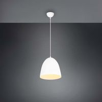 Pendelleuchte, Weiss, 25 cm Ø